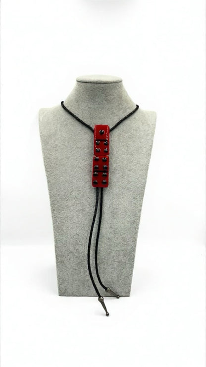 2-Domino Bolo Tie