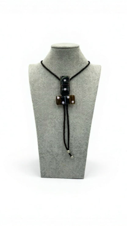 2-Domino Bolo Tie