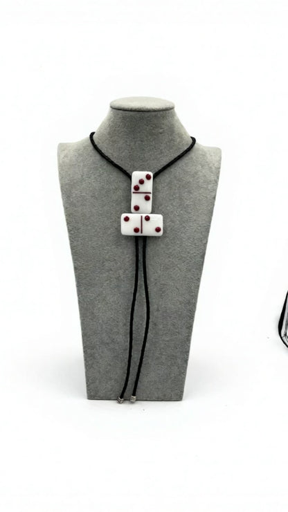 2-Domino Bolo Tie