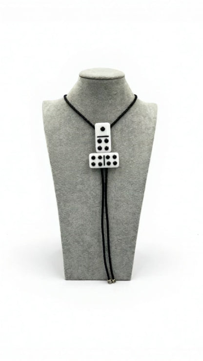 2-Domino Bolo Tie
