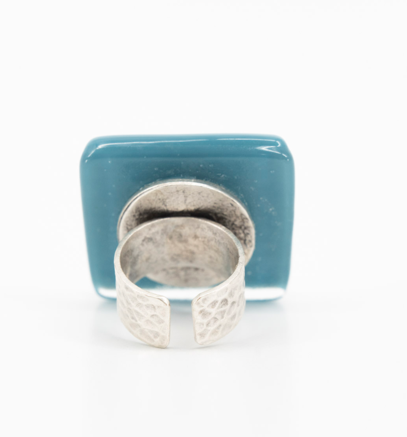Domino Ring - Blue